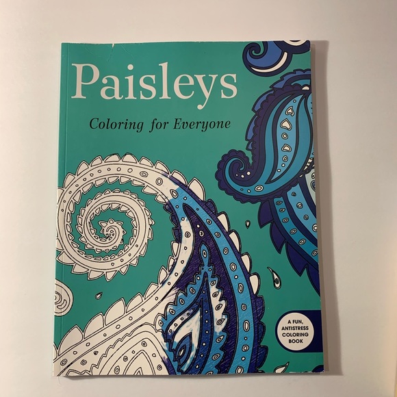 Paisley’s anti-stress fun coloring book & pencils - Picture 3 of 5